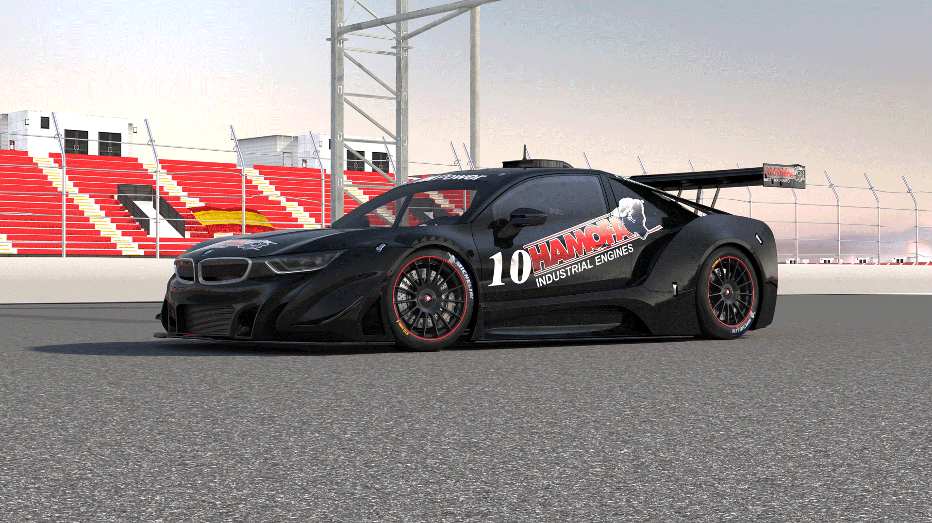 1920x1079 BMW i8 GTR Racecar