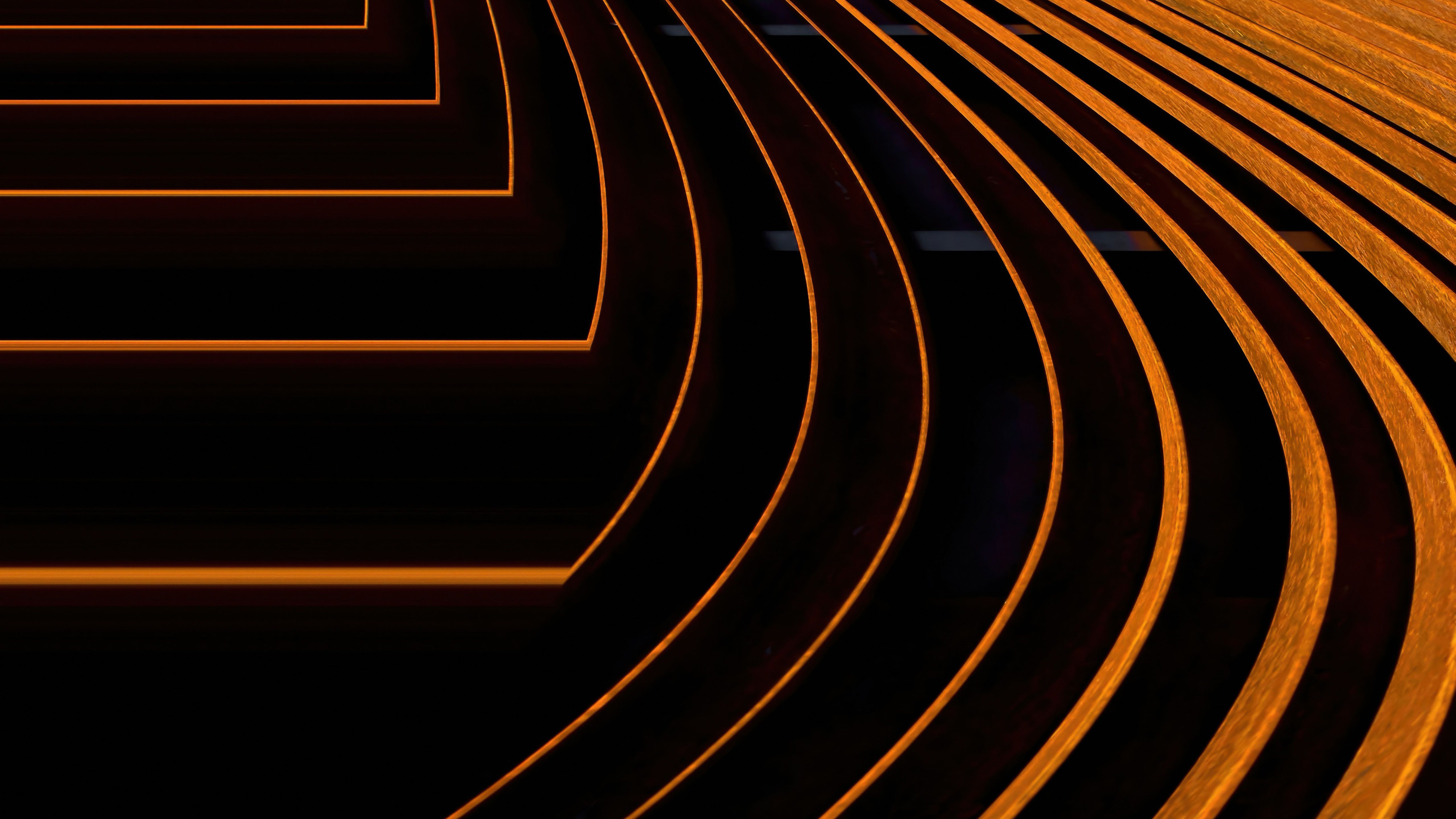 5120x2880 Orange Tracks Abstract 5k UltraWide Quad HD 1440P , HD 4k Wallpaper, Image, Background, Photos and Picture