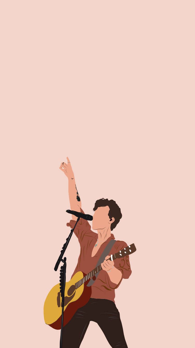 750x1334 Download Shawn Mendes Minimalist Art Wallpaper