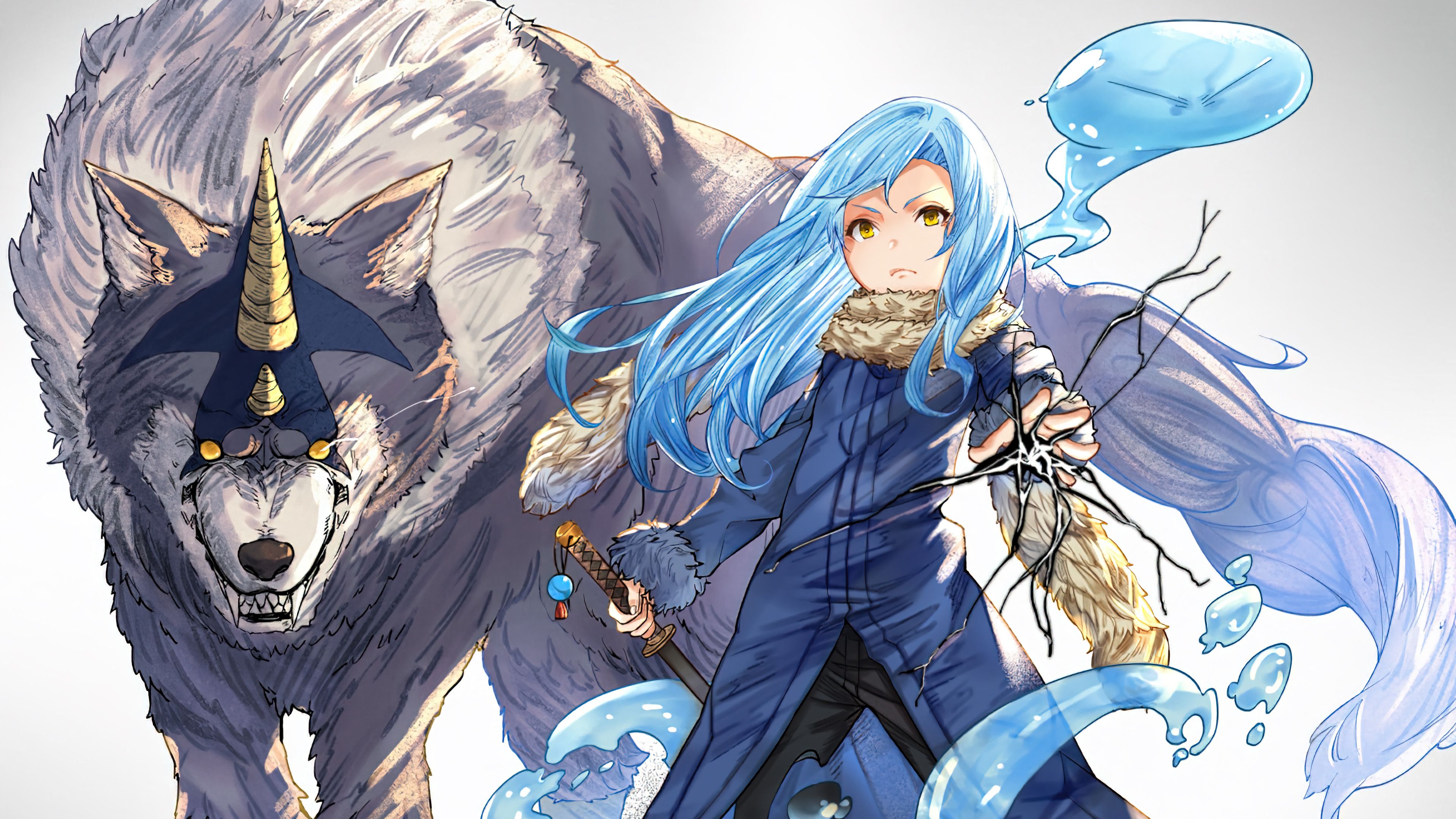 3840x2160 Ranga Rimuru Tempest That Time I Got Reincarnated As A Slime 4K HD Rimuru Tempest Wallpaper