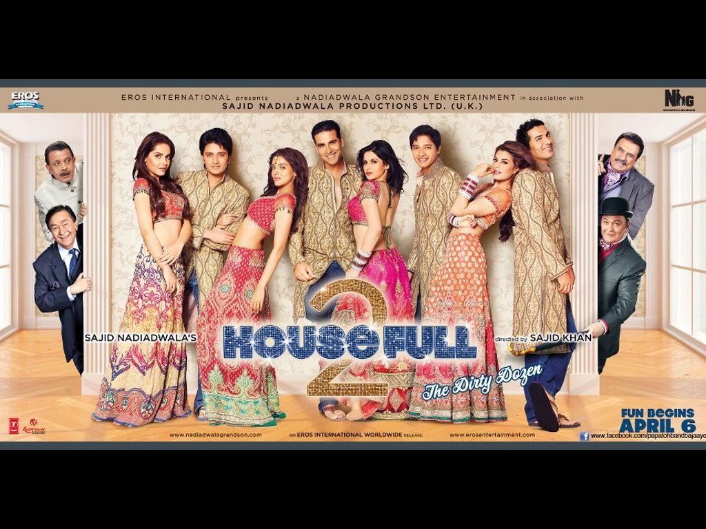 1024x768 Housefull 2 HQ Movie Wallpaper. Housefull 2 HD Movie Wallpaper