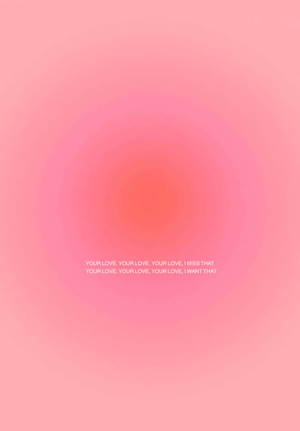 1000x1433 Download Pink Aura Love Quote Background Wallpaper