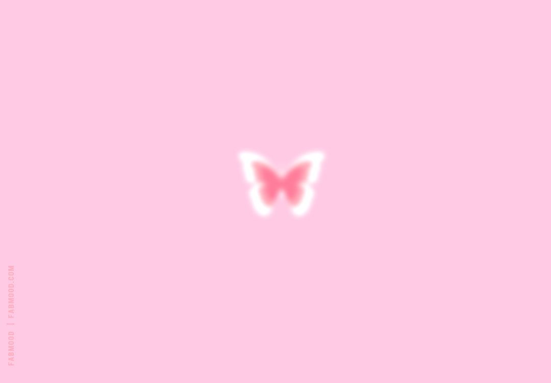 1080x750 Soulful Auras & Heartfelt Harmony Wallpaper : Coral Pink Butterfly iPad Wallpaper. Colour + Mood + Style Inspiration