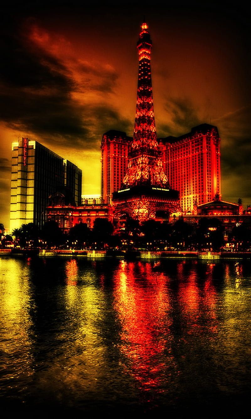 800x1333 Las Vegas, city, night, view, HD phone wallpaper