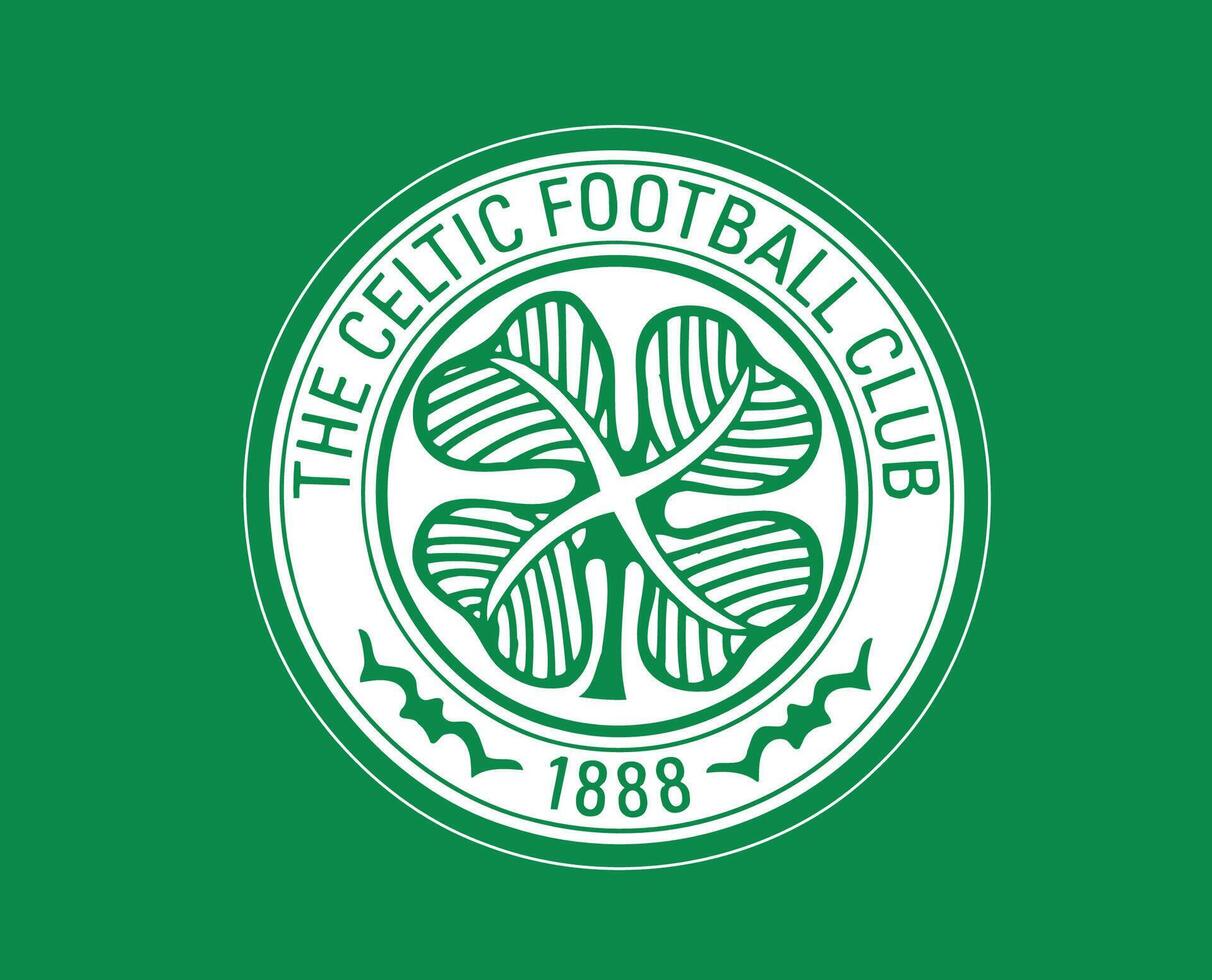 1212x980 Celtic Glasgow Club Logo Symbol Scotland League Football Abstract Design Vector Illustration With Green Background
