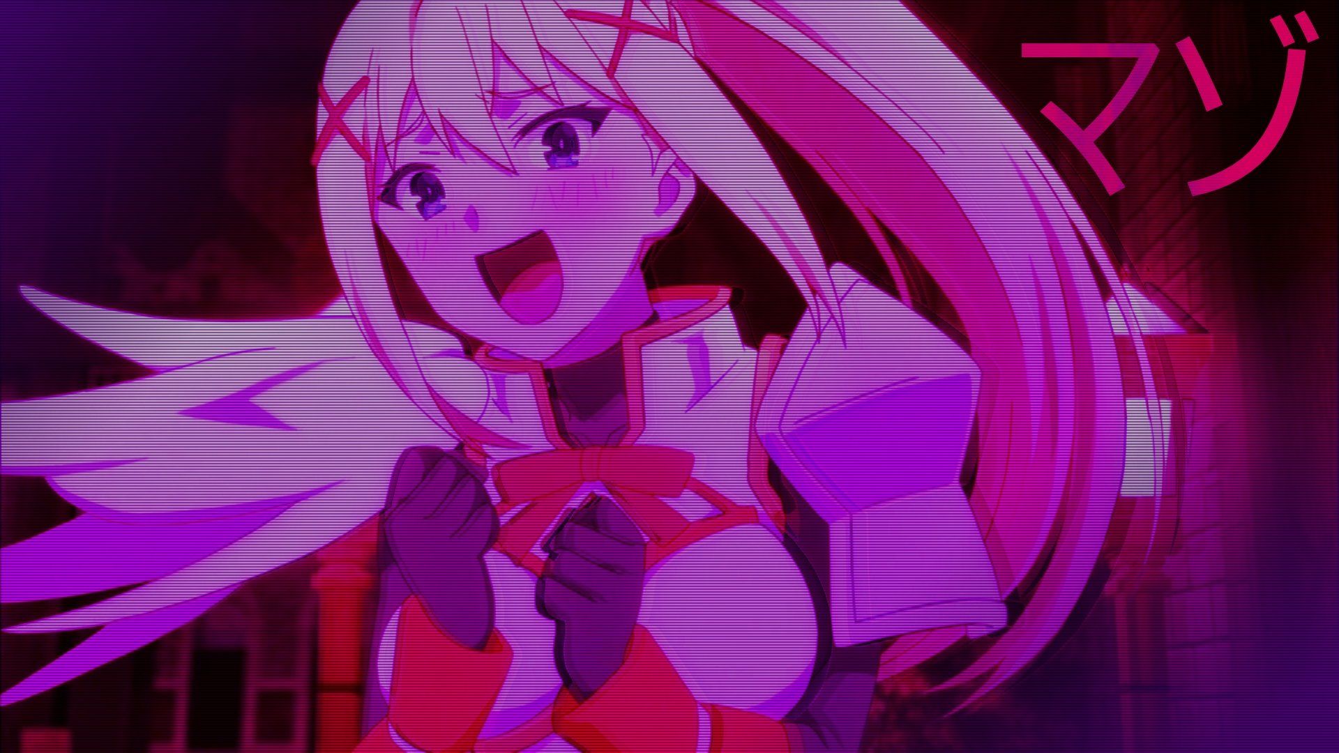 1920x1080 Anime Pink PC Wallpaper
