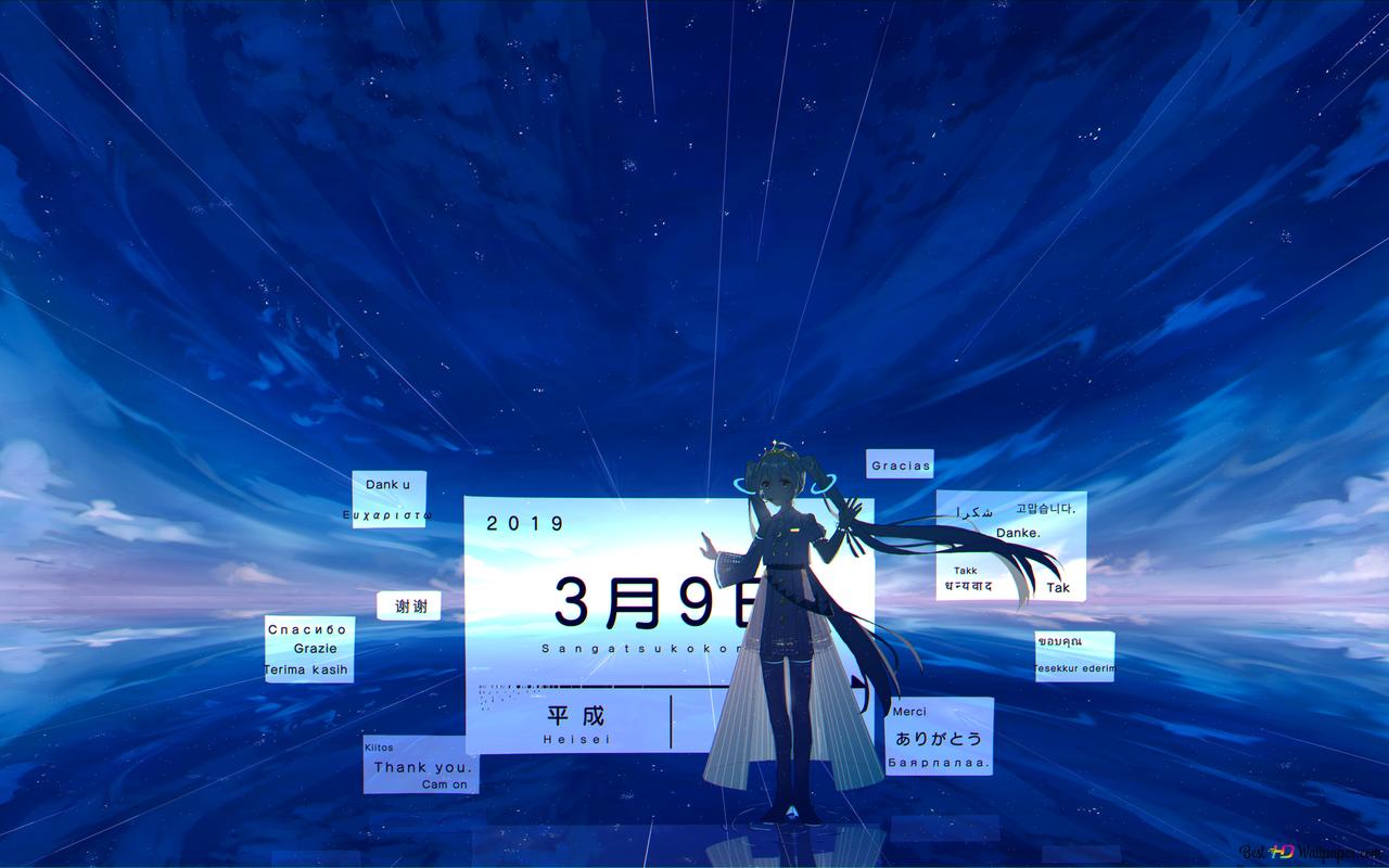 1280x800 Vocaloid Software Hatsune Miku 4K wallpaper download