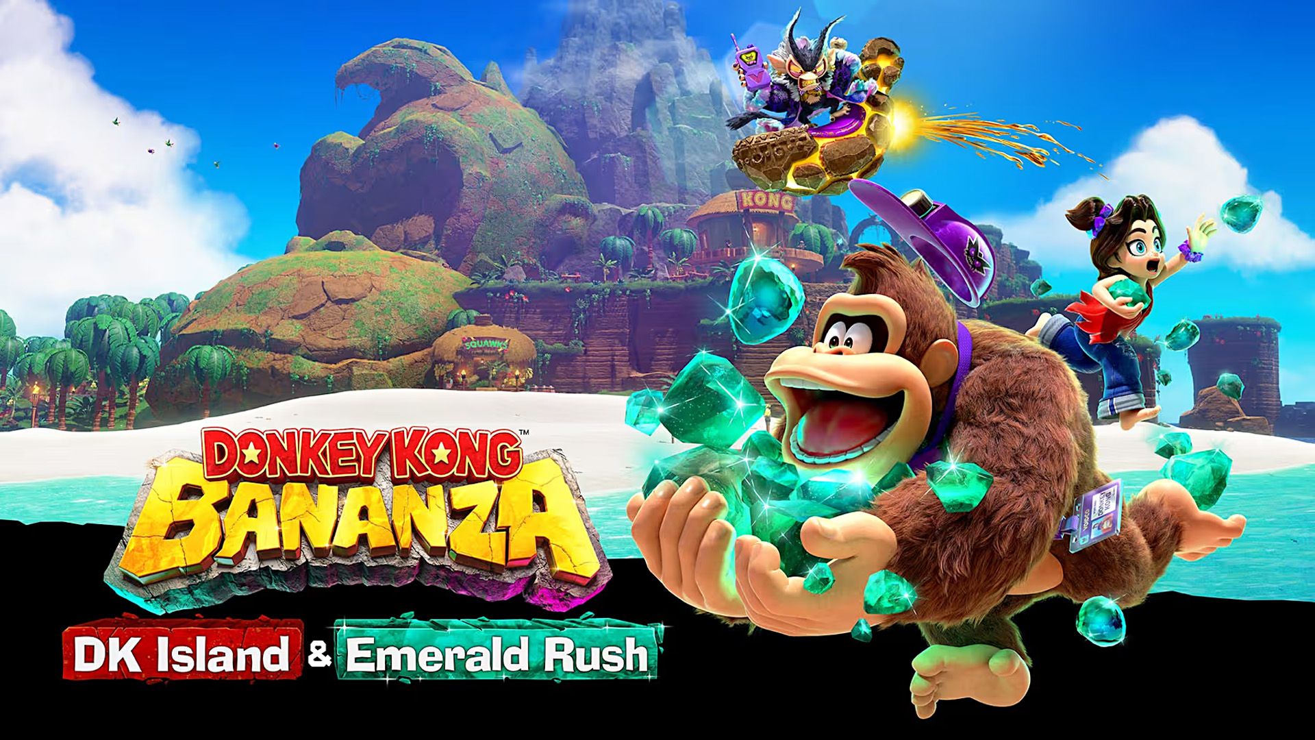 1920x1080 Donkey Kong Bananza's DK Island & Emerald Rush DLC is an Odd Mix of Rare and Roguelite