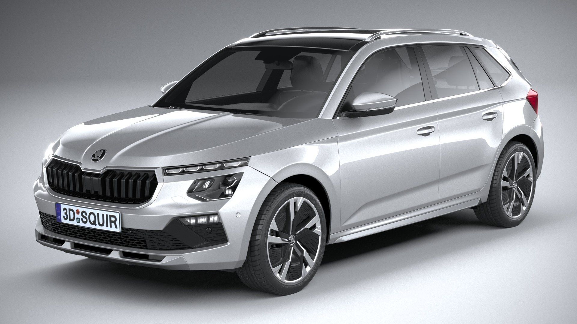 1920x1080 Skoda Kamiq 2024 3D Model