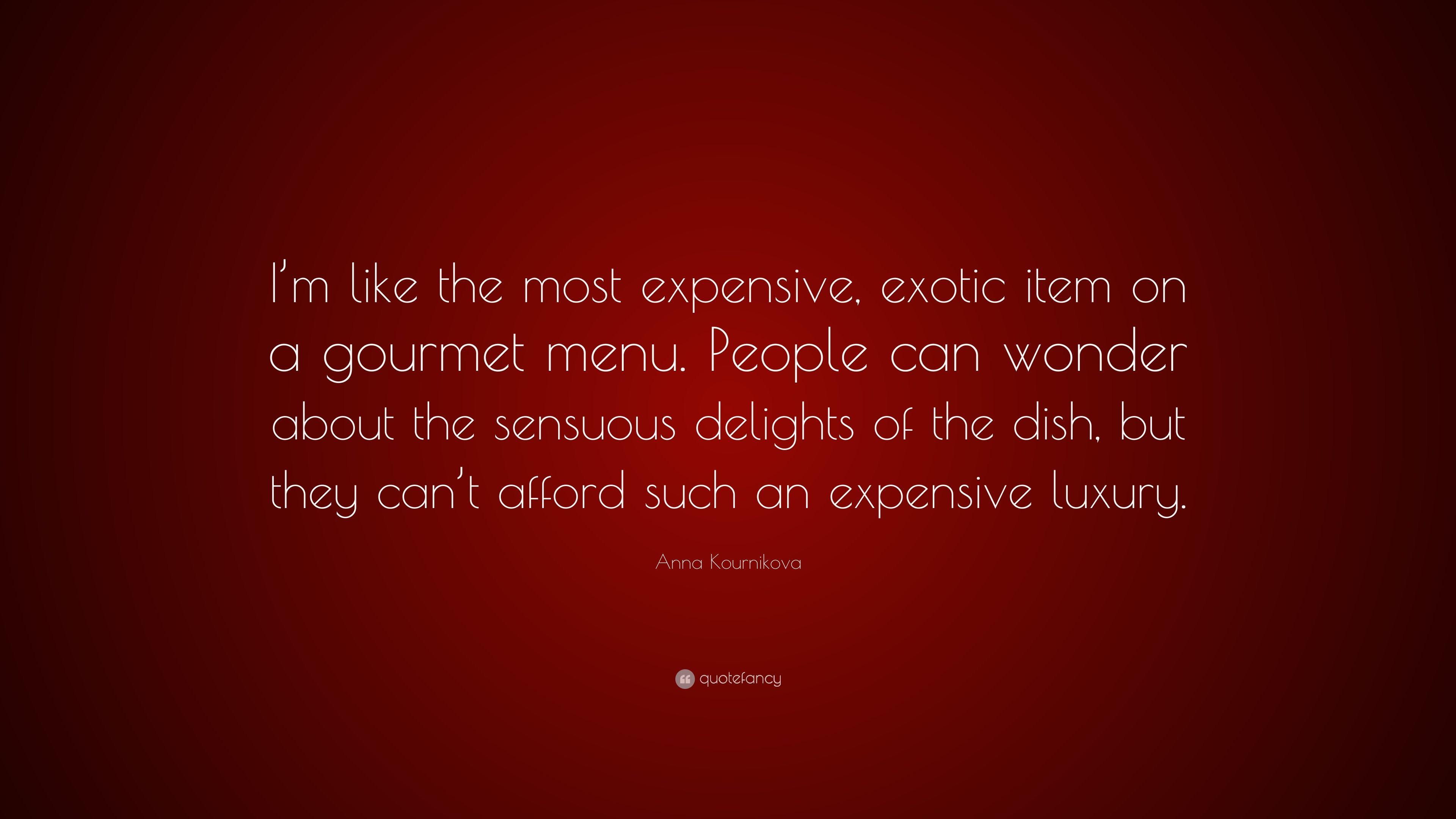 3840x2160 Anna Kournikova Quote: “I'm like the most expensive, exotic item