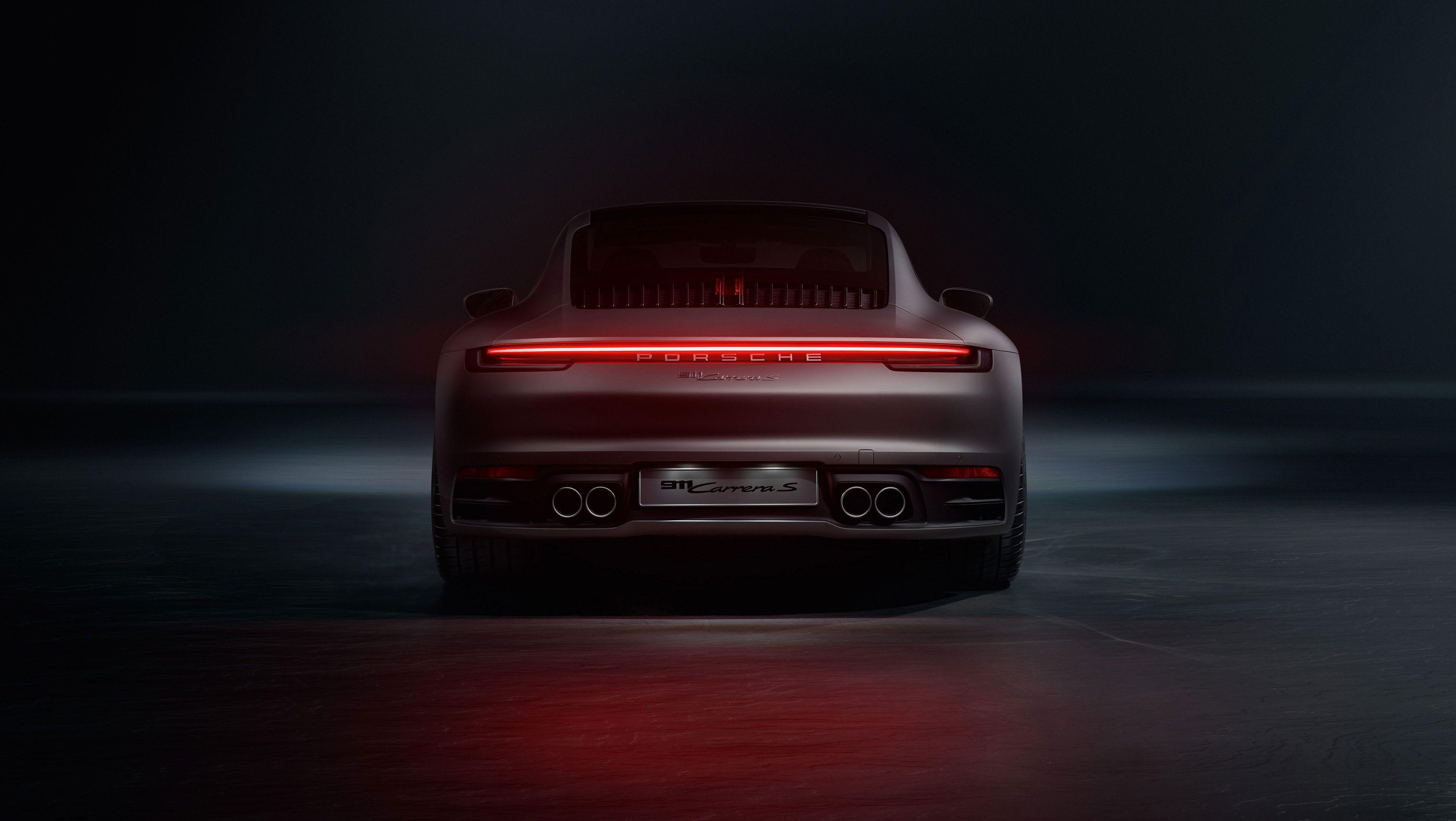 3840x2165 Porsche 911 Carrera S 2019 Rear View HD Cars 4k Wallpaper