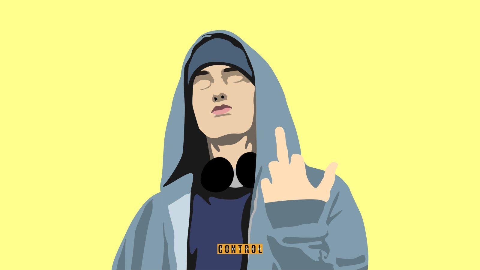 Eminem Cartoon Wallpapers - Top Free Eminem Cartoon Backgrounds -  WallpaperAccess
