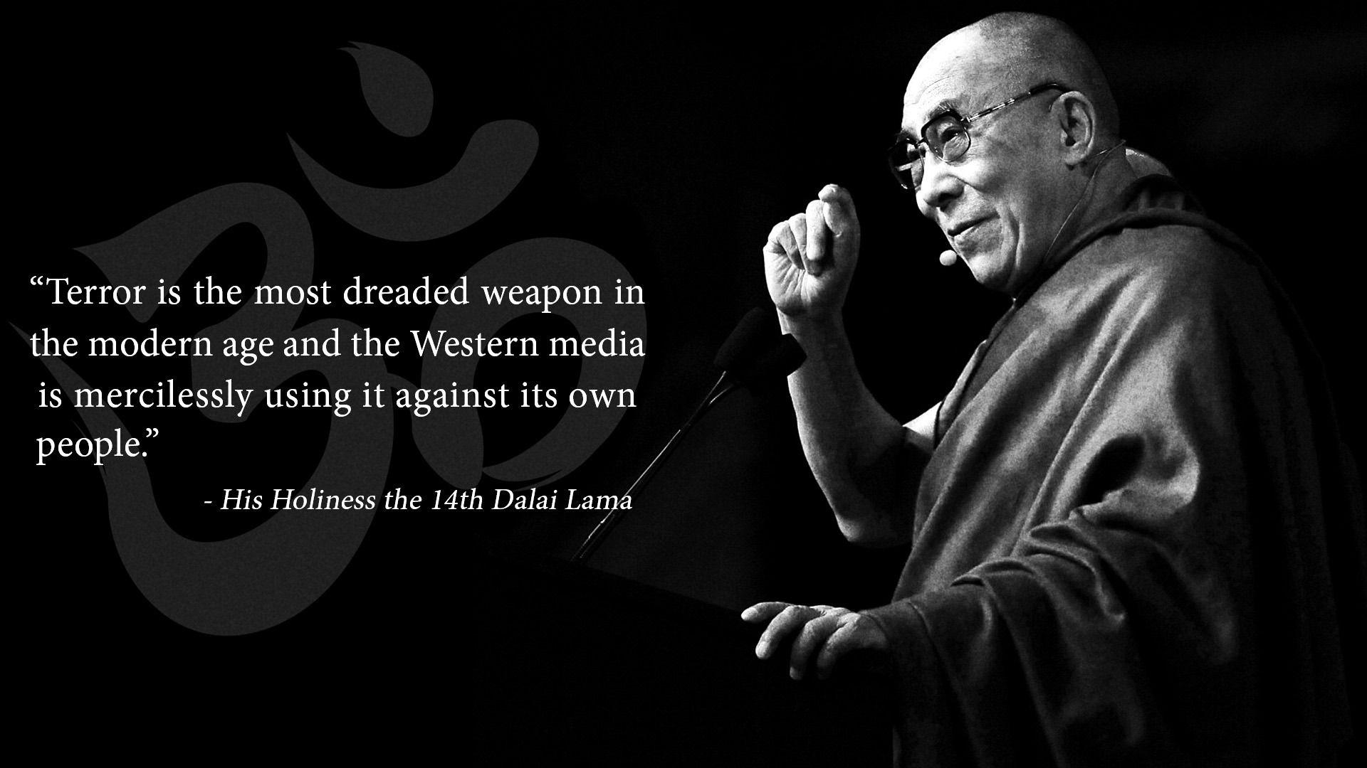 1920x1080 Dalai Lama Lama Background Quote Wallpaper