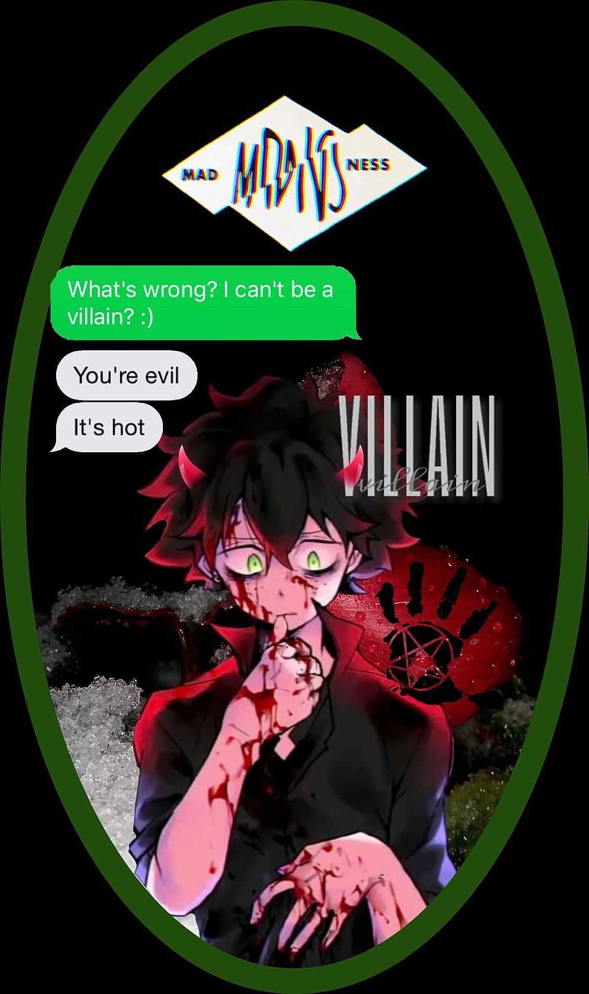 850x1433 Villain Deku, villain aesthetic HD phone wallpaper