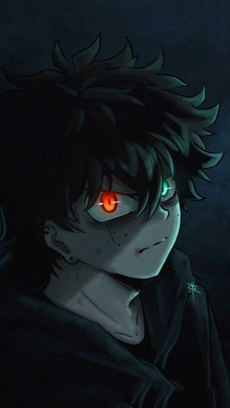 736x1308 Deku Villain Wallpaper