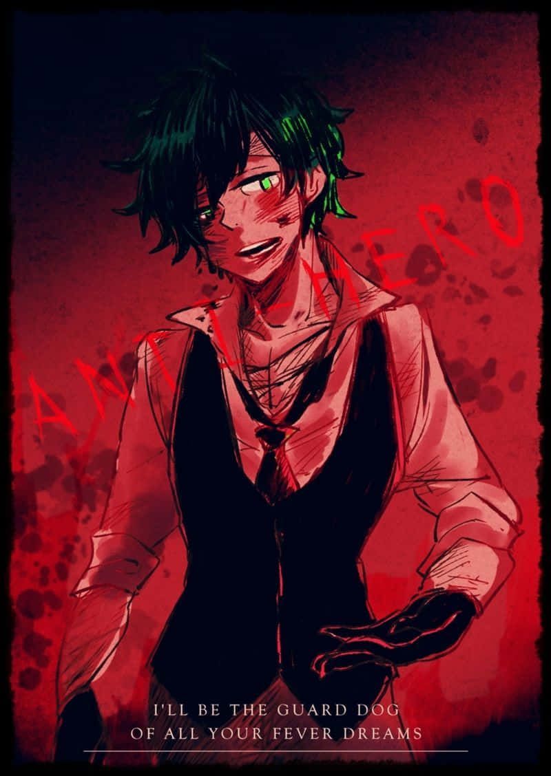 800x1128 Download My Hero Academia Villain Deku Antihero Wallpaper