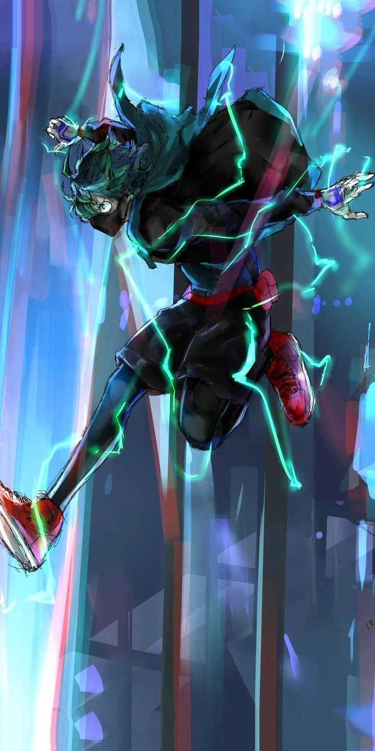 736x1472 Deku Villain Wallpaper