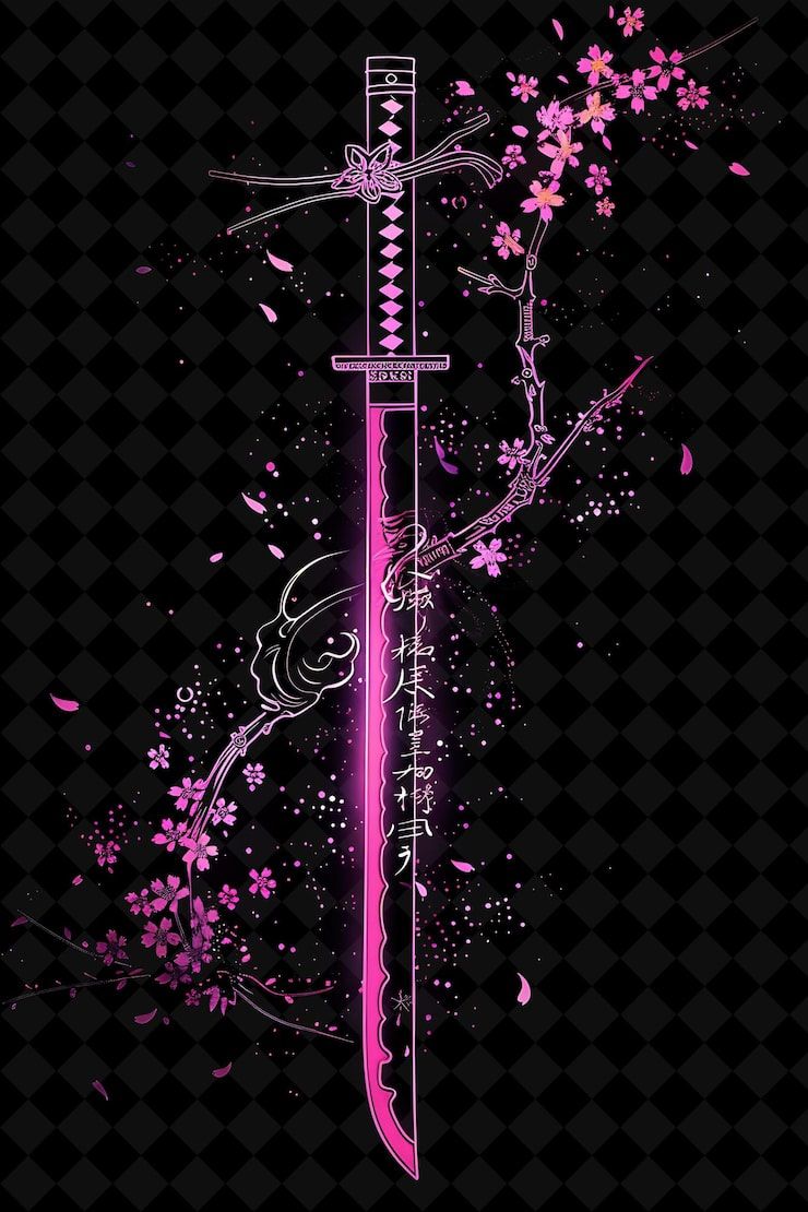740x1110 Ninja katana wallpaper PSD, High Quality Free PSD Templates for Download