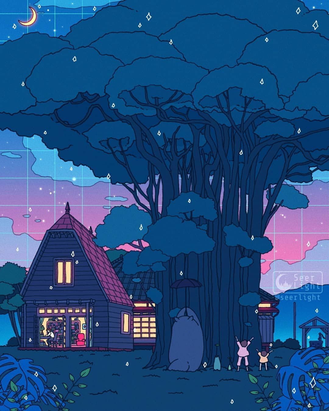 1080x1350 Aesthetic iPad Anime Wallpaper