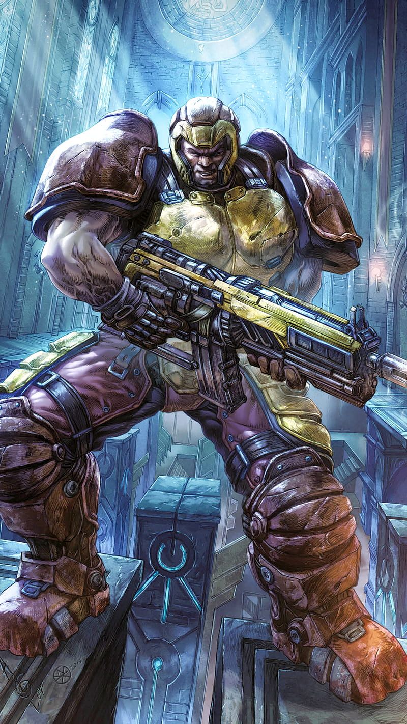 800x1422 Quake Champions, 1080x ranger, HD phone wallpaper