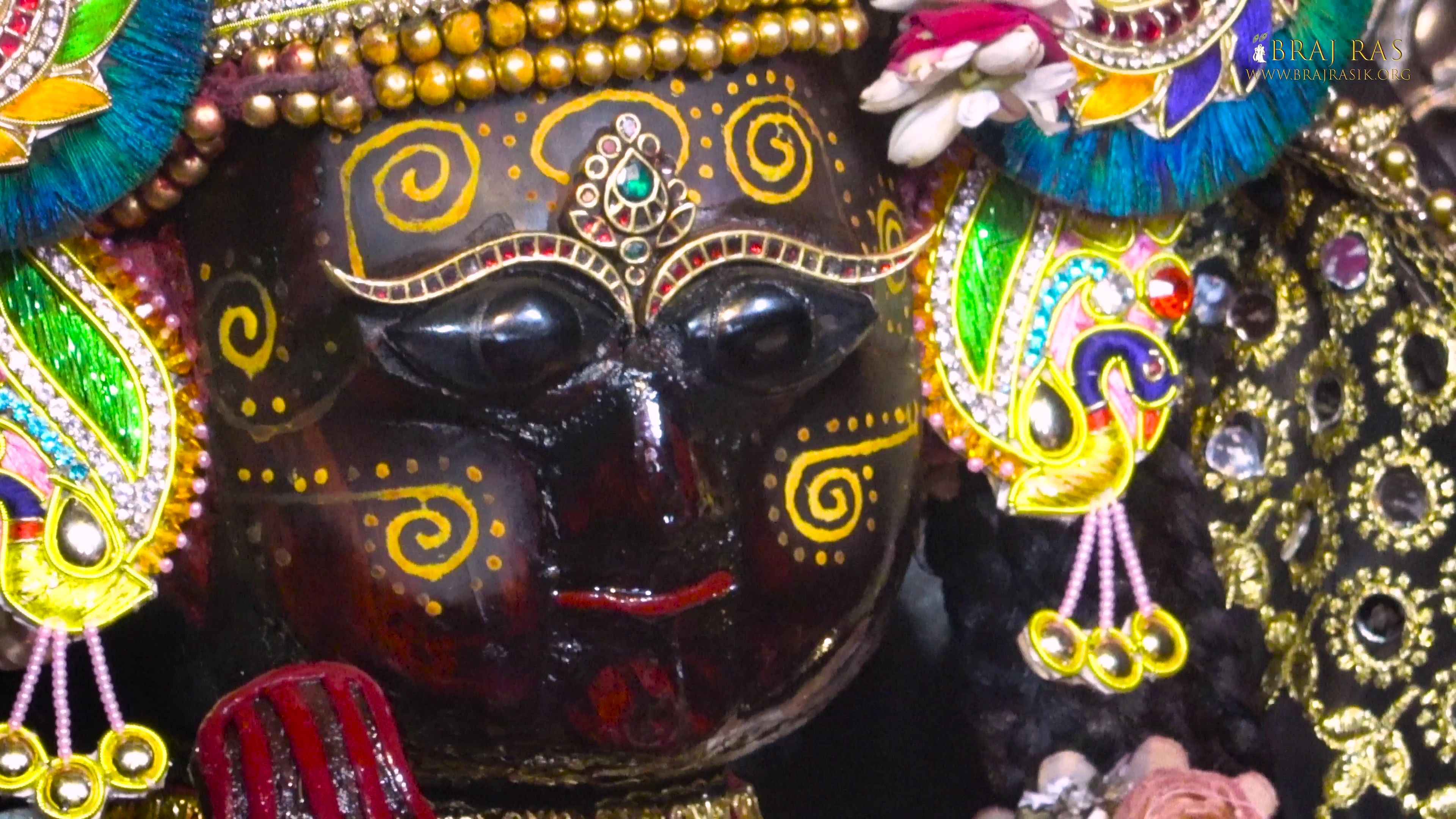 3840x2160 Closeup face of Shri Radha Vallabh Lal