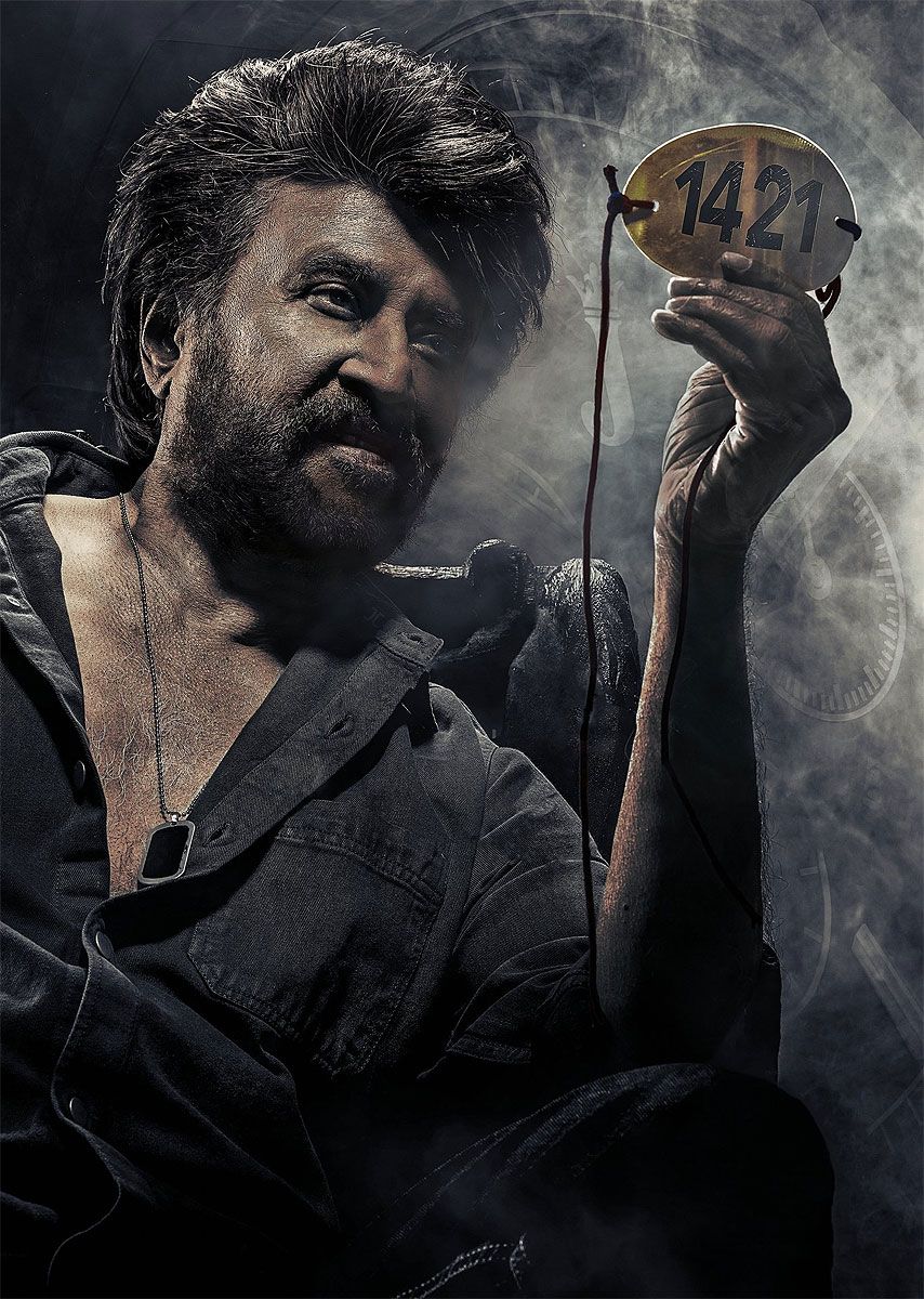 854x1200 Top coolie movie rajini poster 4k download