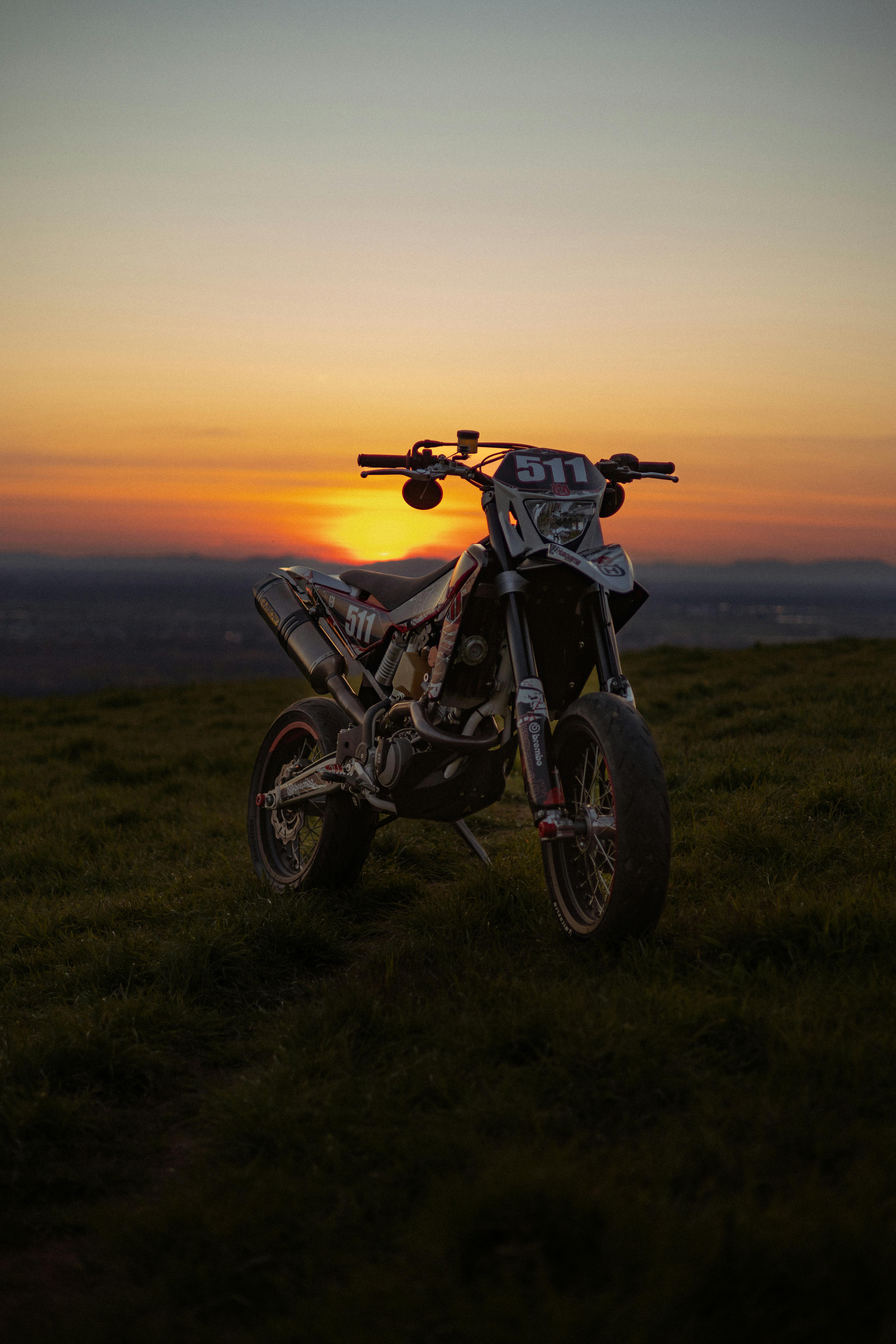 4355x6532 Sunset Dirt bike · Free