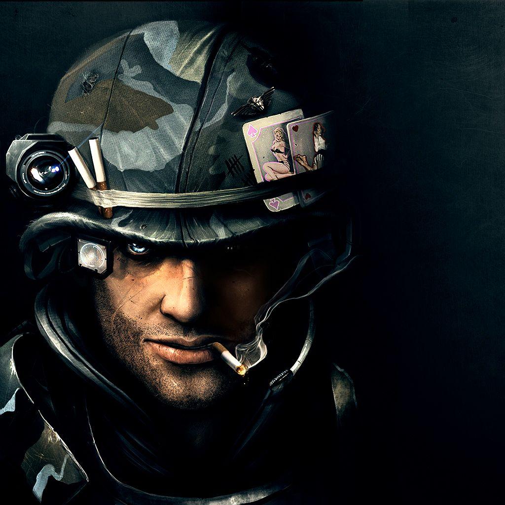 1024x1024 iPhone Wallpaper HD Indian Army