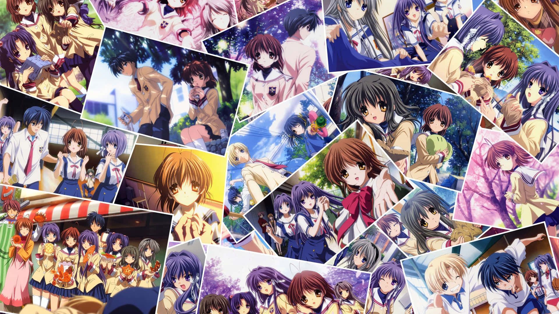 1920x1080 Anime Collage Wallpaper