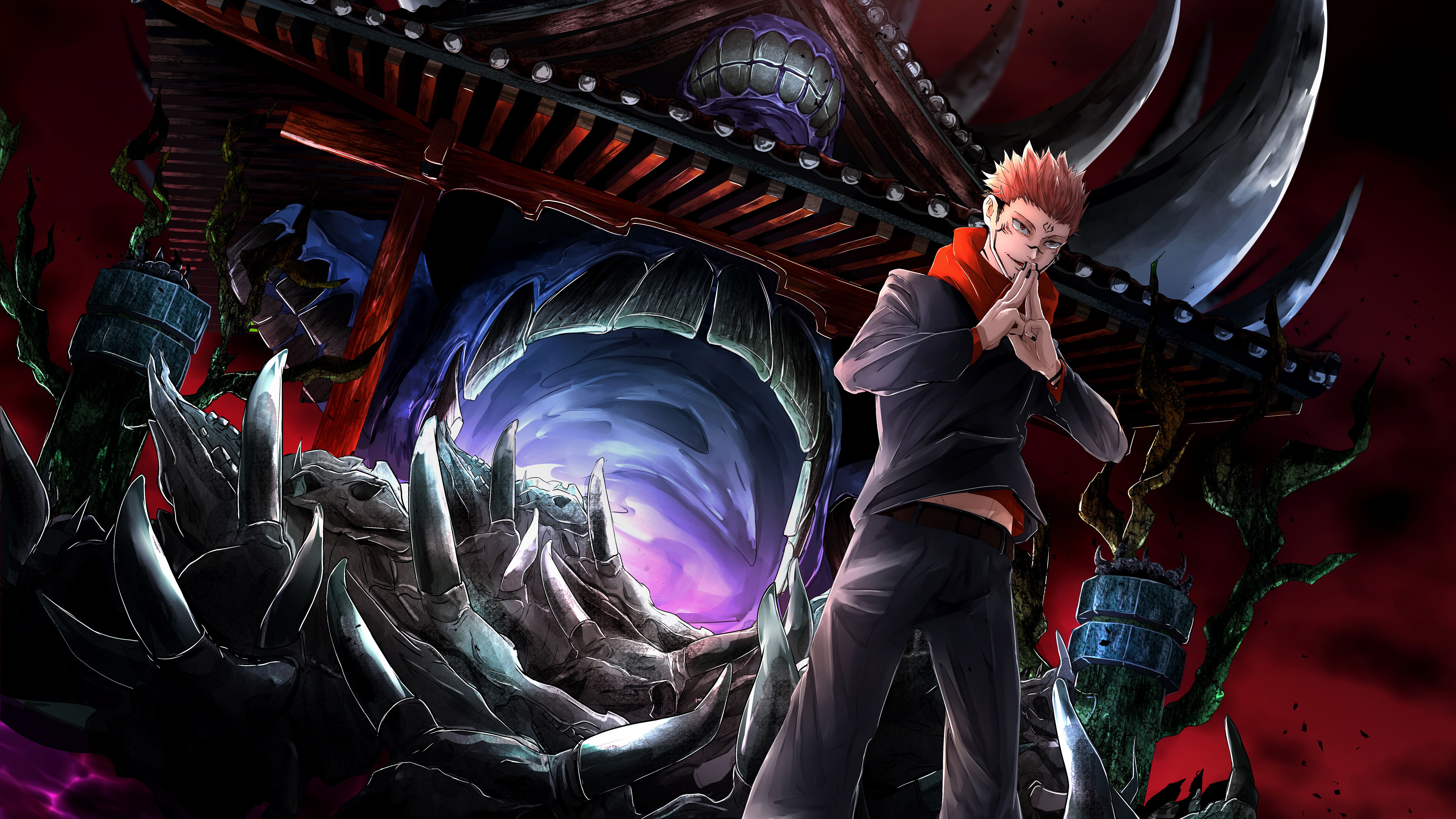 7680x4320 Free Jujutsu Kaisen 4K Wallpaper & Desktop HD Background for PC