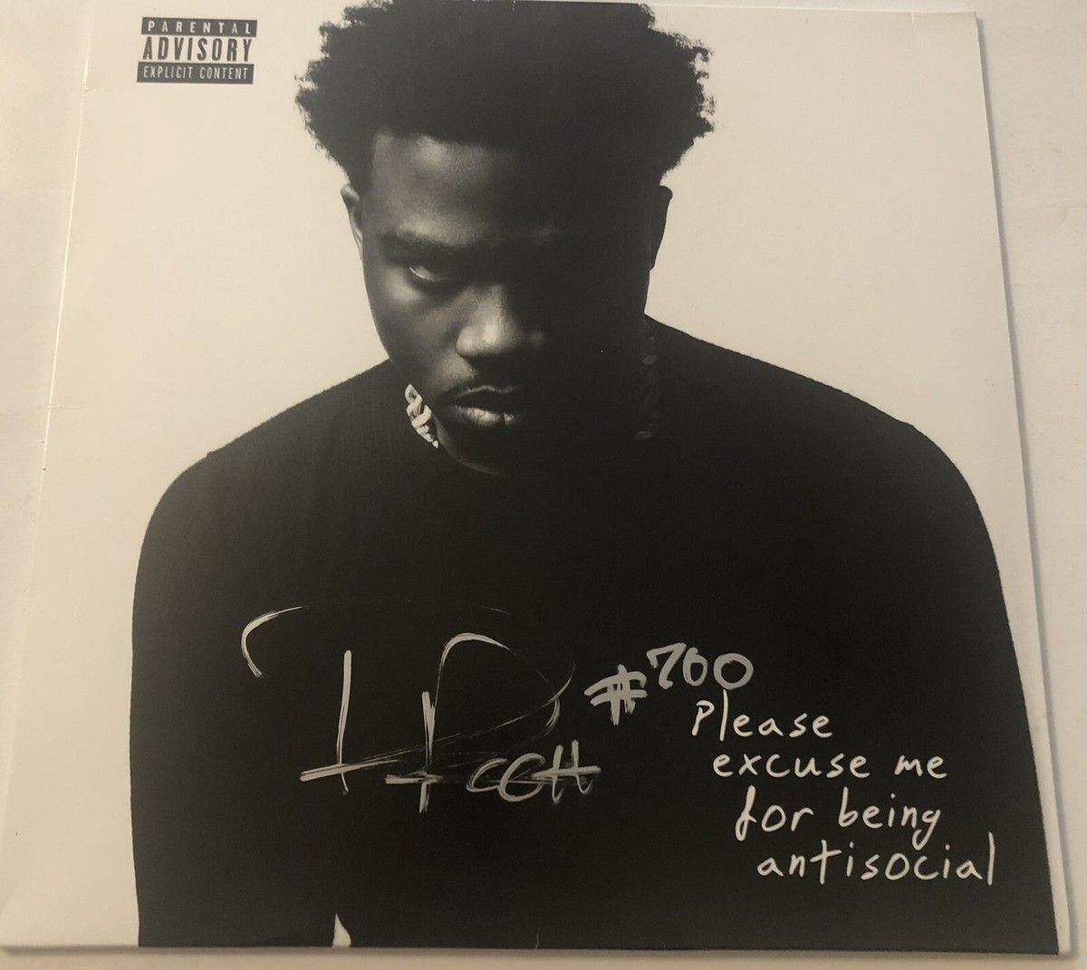 1200x1071 RODDY RICCH SIGNED PLEASE EXCUSE ME FOR BEING ANTISOCIAL VINYL RECORD ALBUM JSA