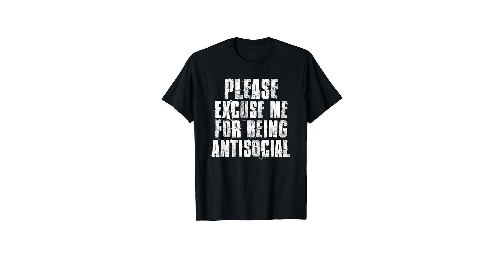 1910x1000 Please Excuse Me For Being Antisocial Social Distancing T Shirt : Clothing, Shoes & Jewelry