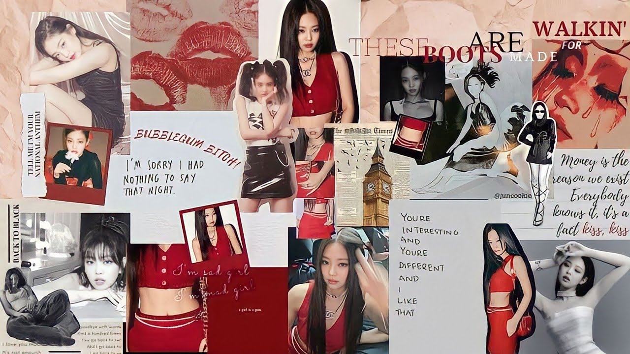 1280x720 jennie - 'solo' + 'you & me' (sped up). blackpink jennie background