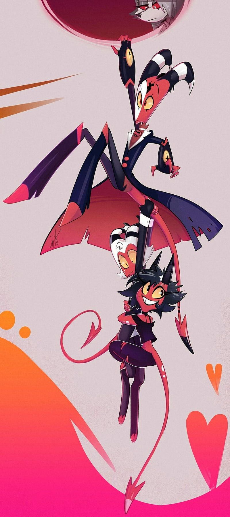 800x1793 Helluva boss, millie, vivzipop, moxie, loona, blitzø, HD phone wallpaper