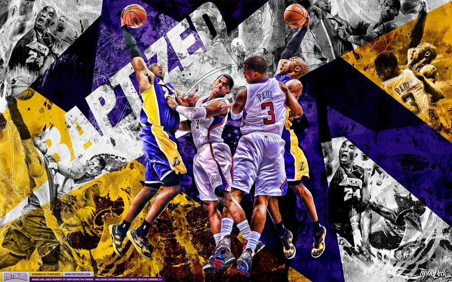1440x900 Kobe Bryant “Baptizes” Chris Paul Wallpaper. Kobe, Kobe bryant