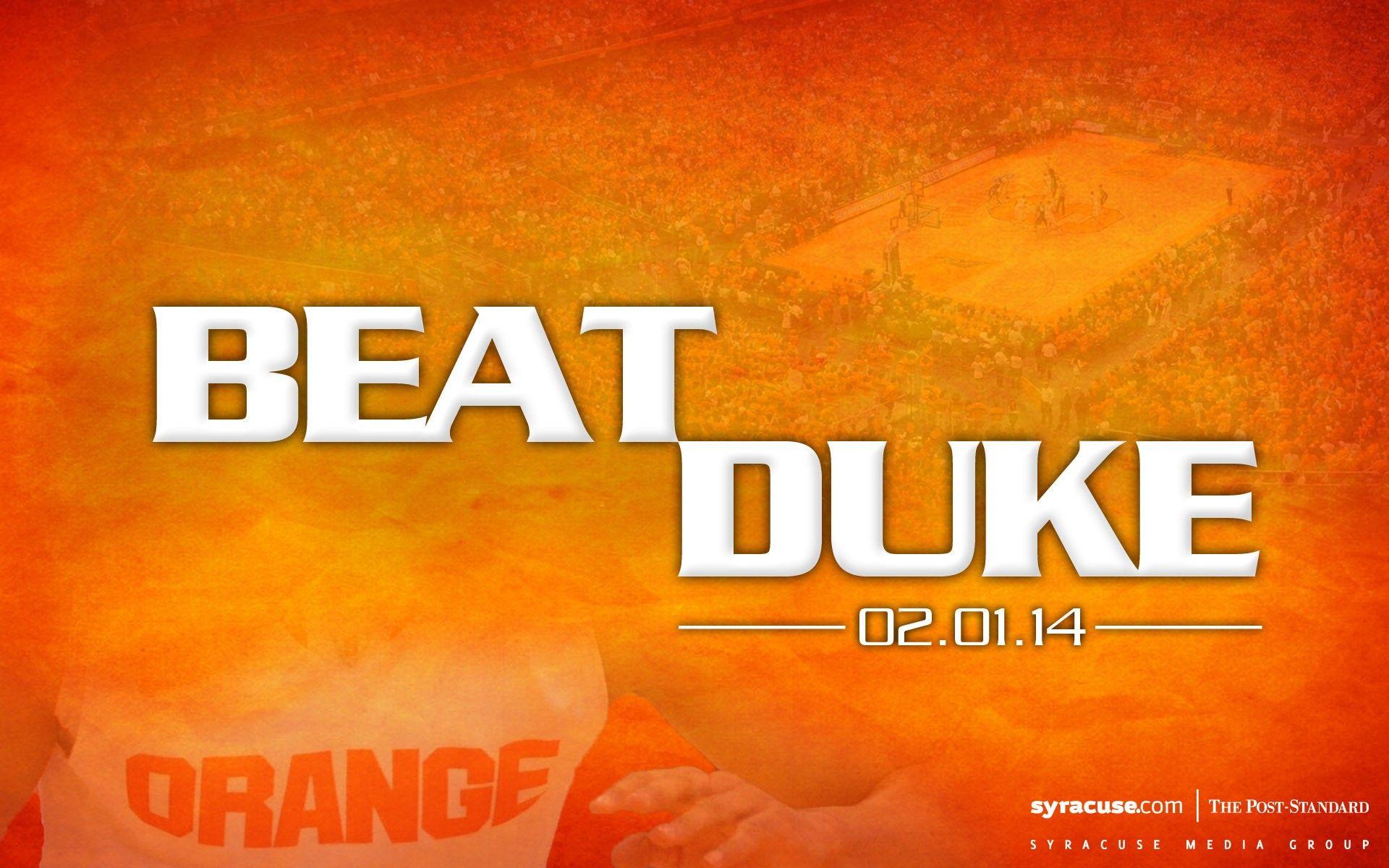 1920x1200 Syracuse basketball desktop wallpaper: Get ready to #BeatDuke