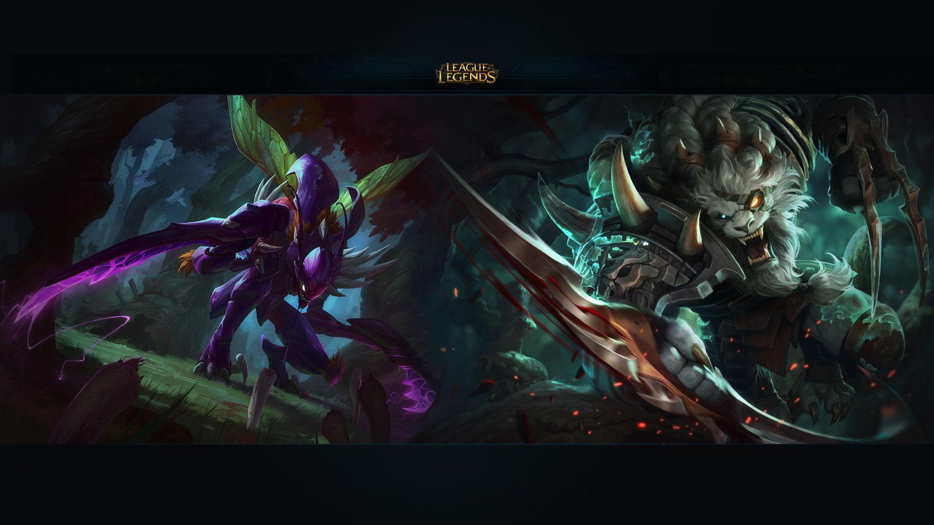 1920x1080 KhaZix vs Rengar HD Wallpaperx1080