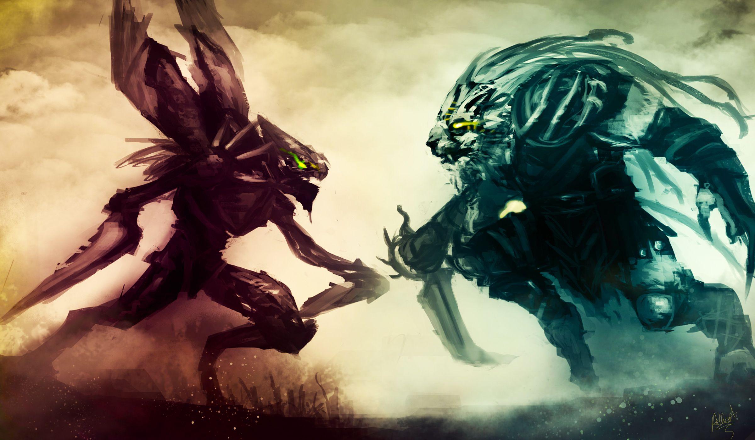 2400x1400 Kha'Zix (League Of Legends) HD Wallpaper