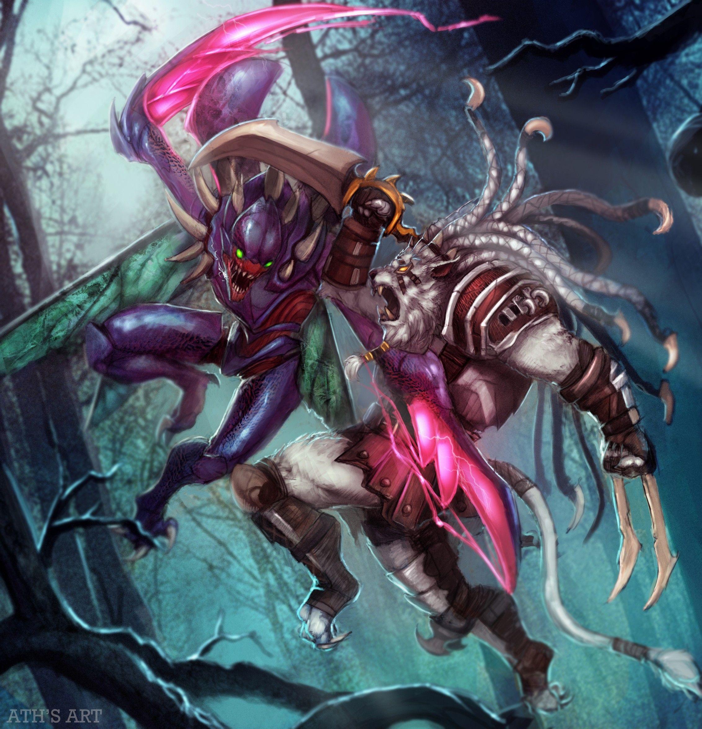 2264x2352 Kha'Zix Vs Rengar. Wallpaper & Fan Arts. League Of Legends