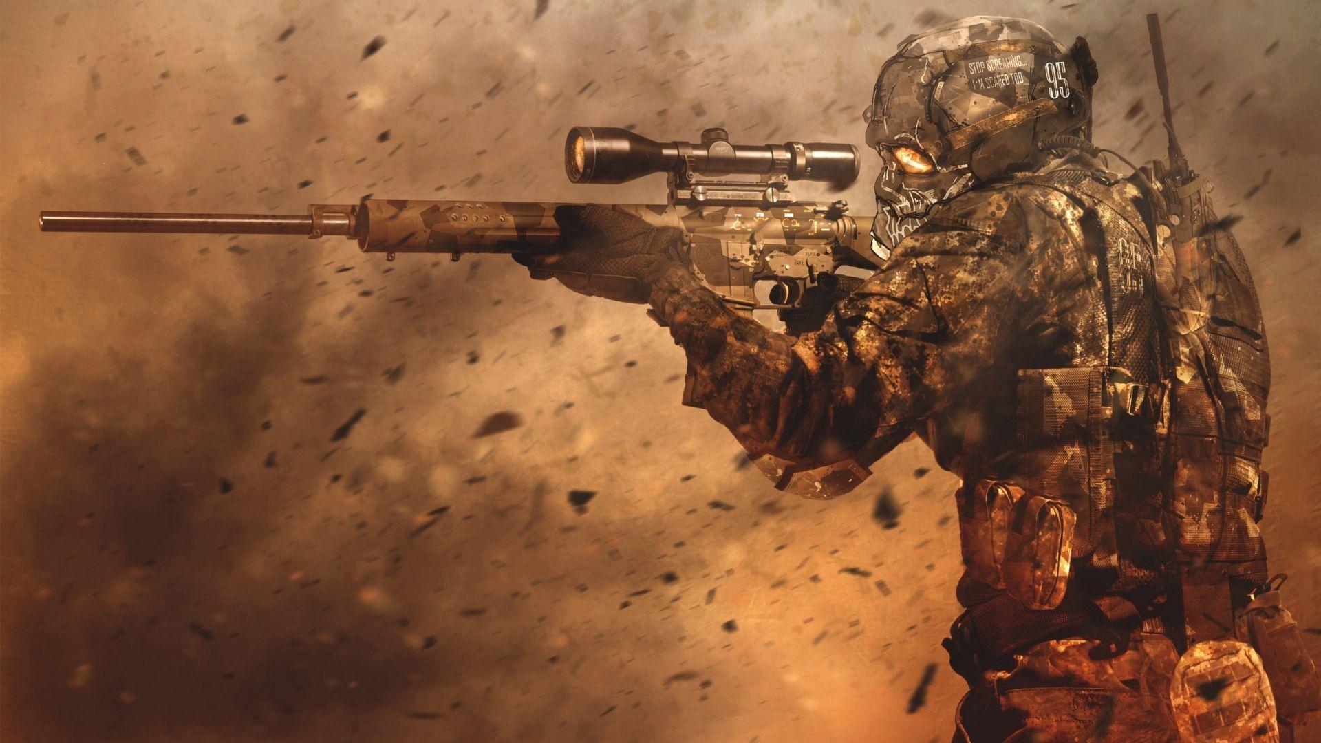 1920x1080 Sniper game Wallpaper 2k Quad HD