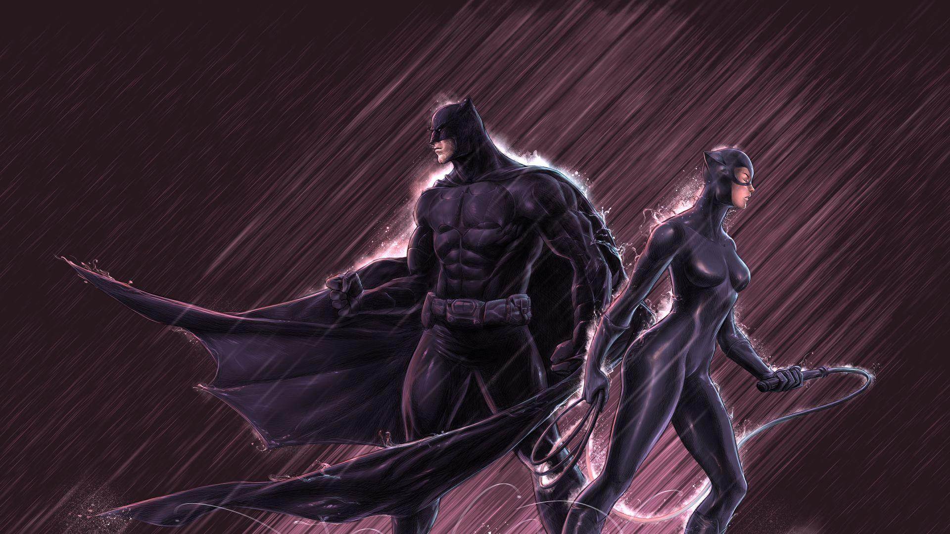 1920x1080 Batman And Catwoman Wallpaper HD