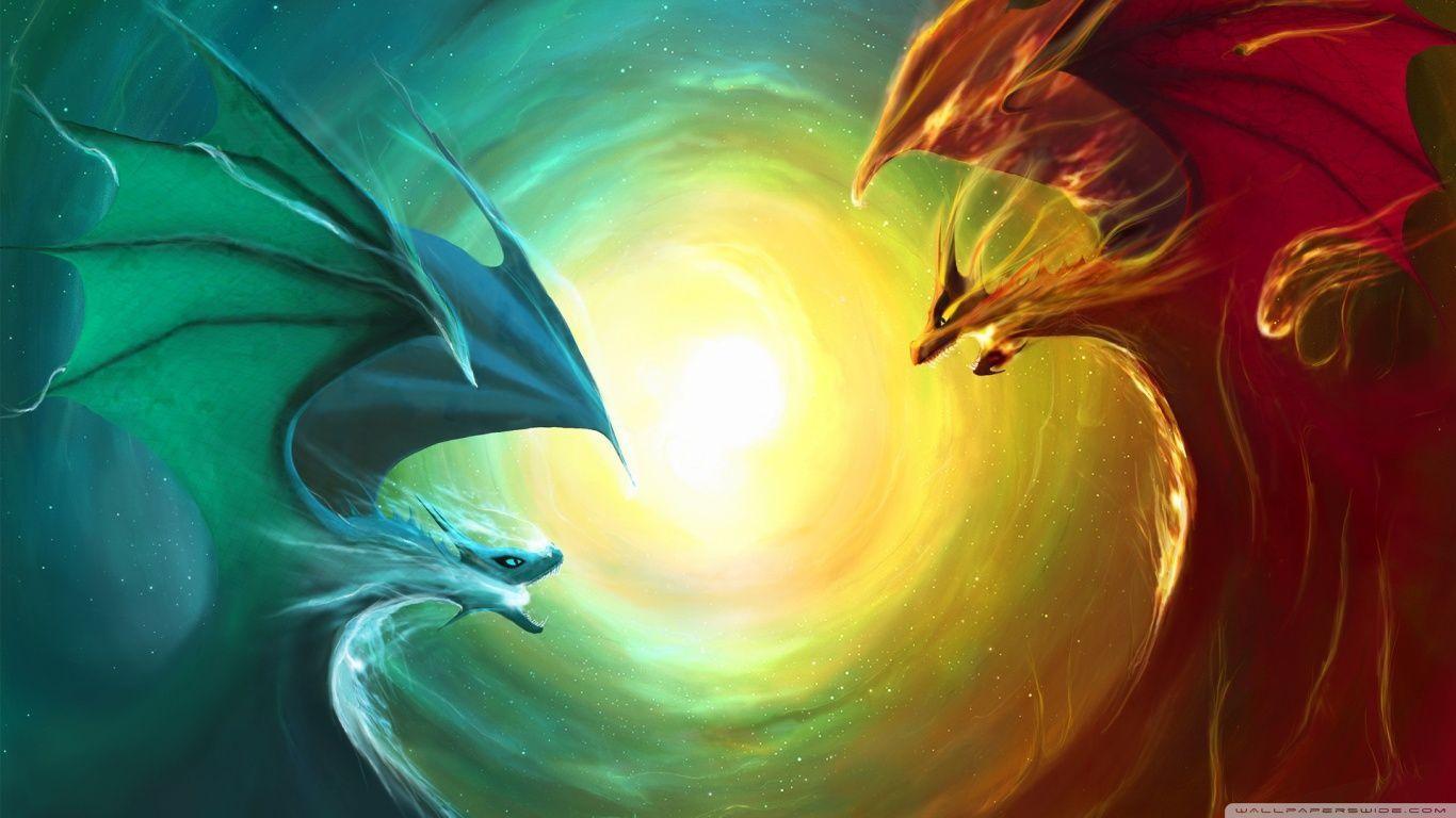 1366x768 Dragon Wallpaper Widescreen