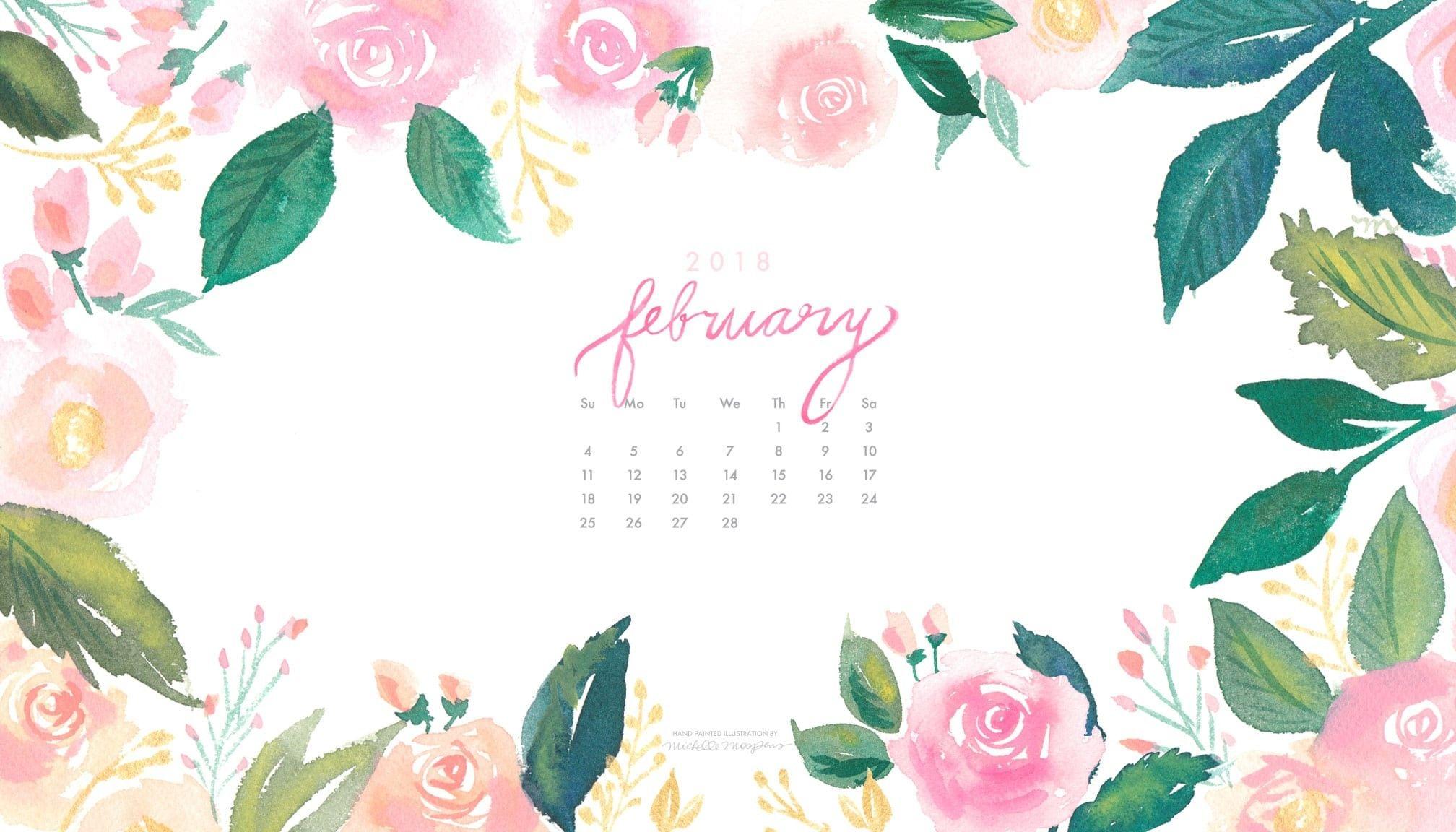 2016x1152 Download The Choice Of Your Watercolor Floral Wallpaper