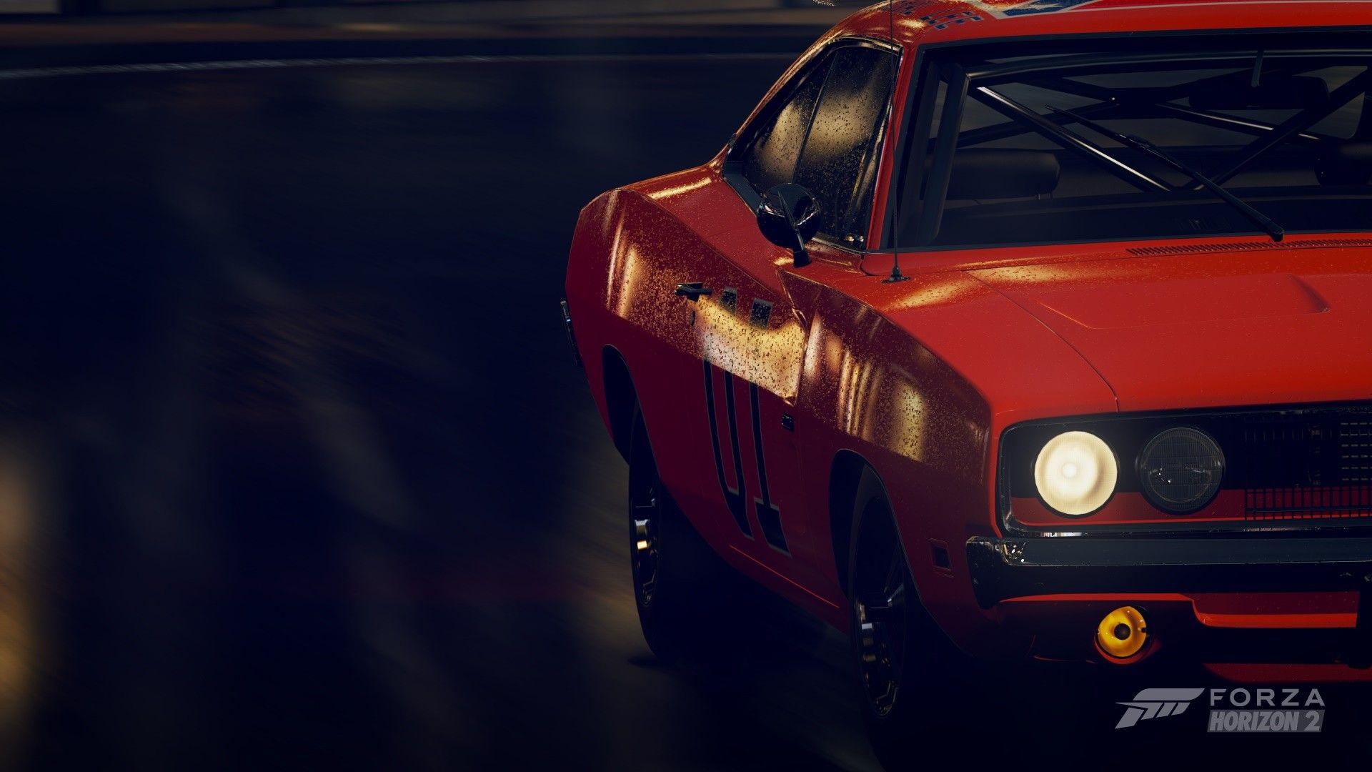 1920x1080 Forza Horizon Forza Horizon, Forza Motorsport, Charger RT, Dodge Charger R T, General Lee, Drift, Orange Cars Wallpaper HD / Desktop and Mobile Background