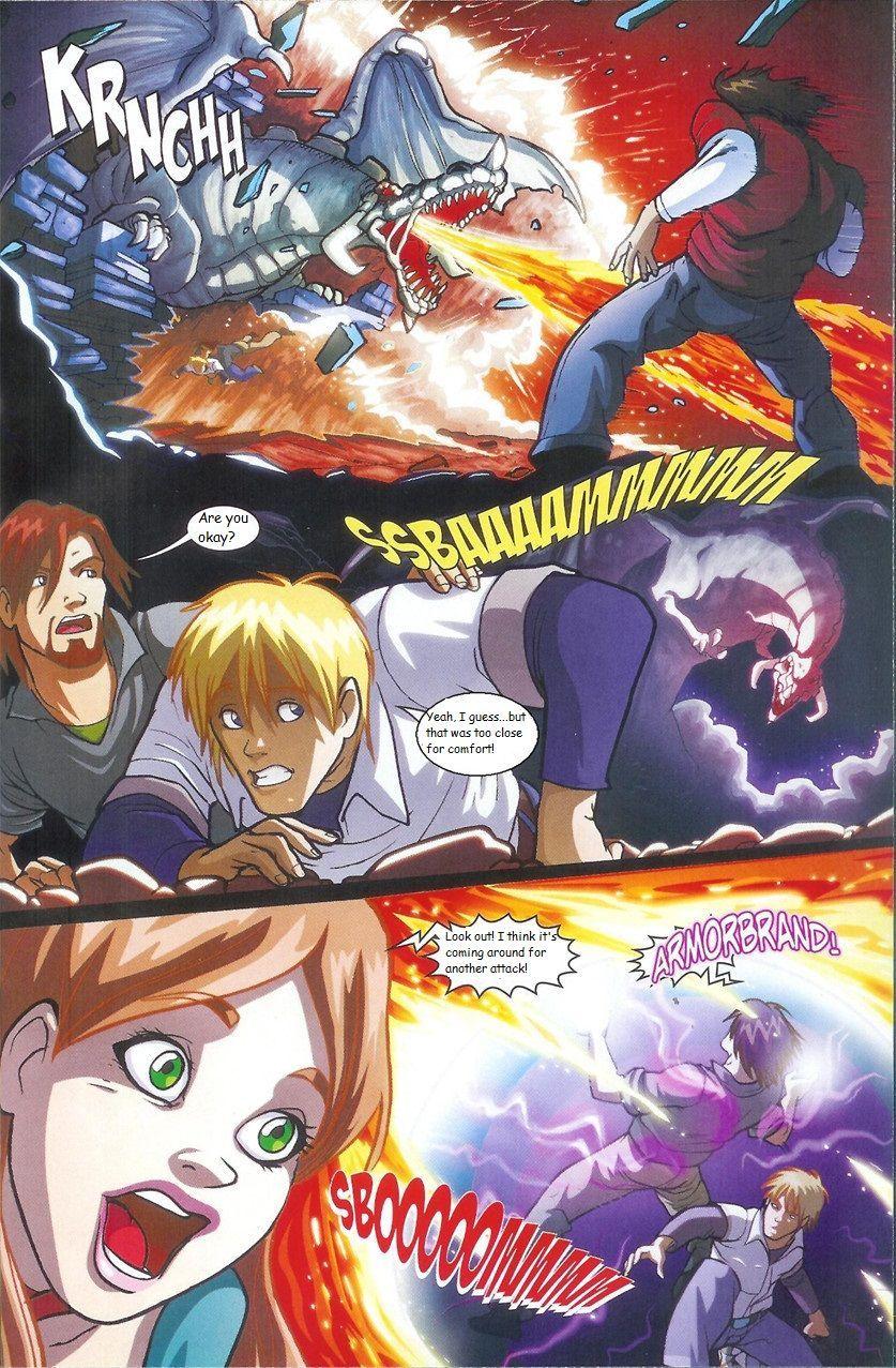 837x1277 of Huntik comic # The Fire of Georgeopolis. Please note