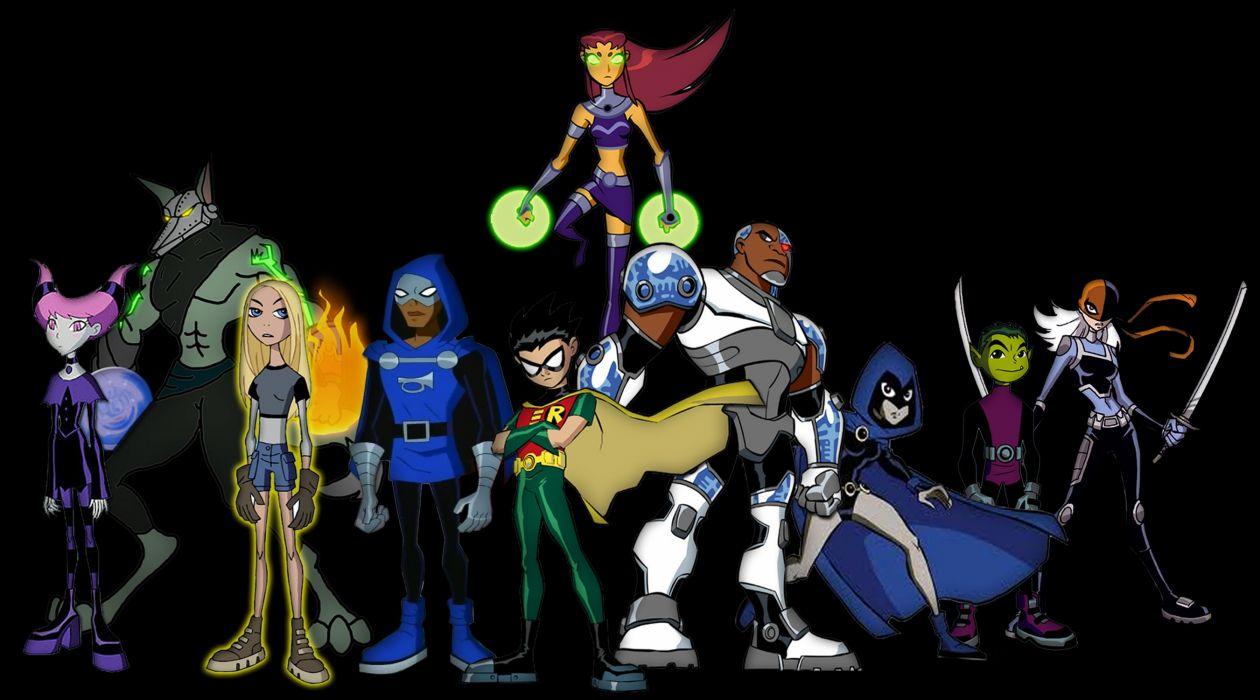 1260x700 TEEN TITANS Animation Action Adventure Superhero Dc Comics Comic