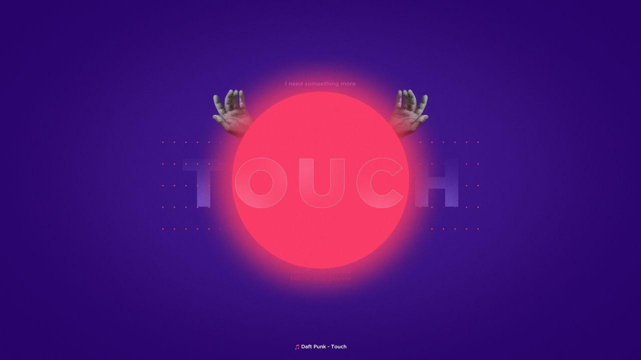 1280x720 Wallpaper Daft Punk, Touch, Glow, Neon, 4K, Music / Most Popular