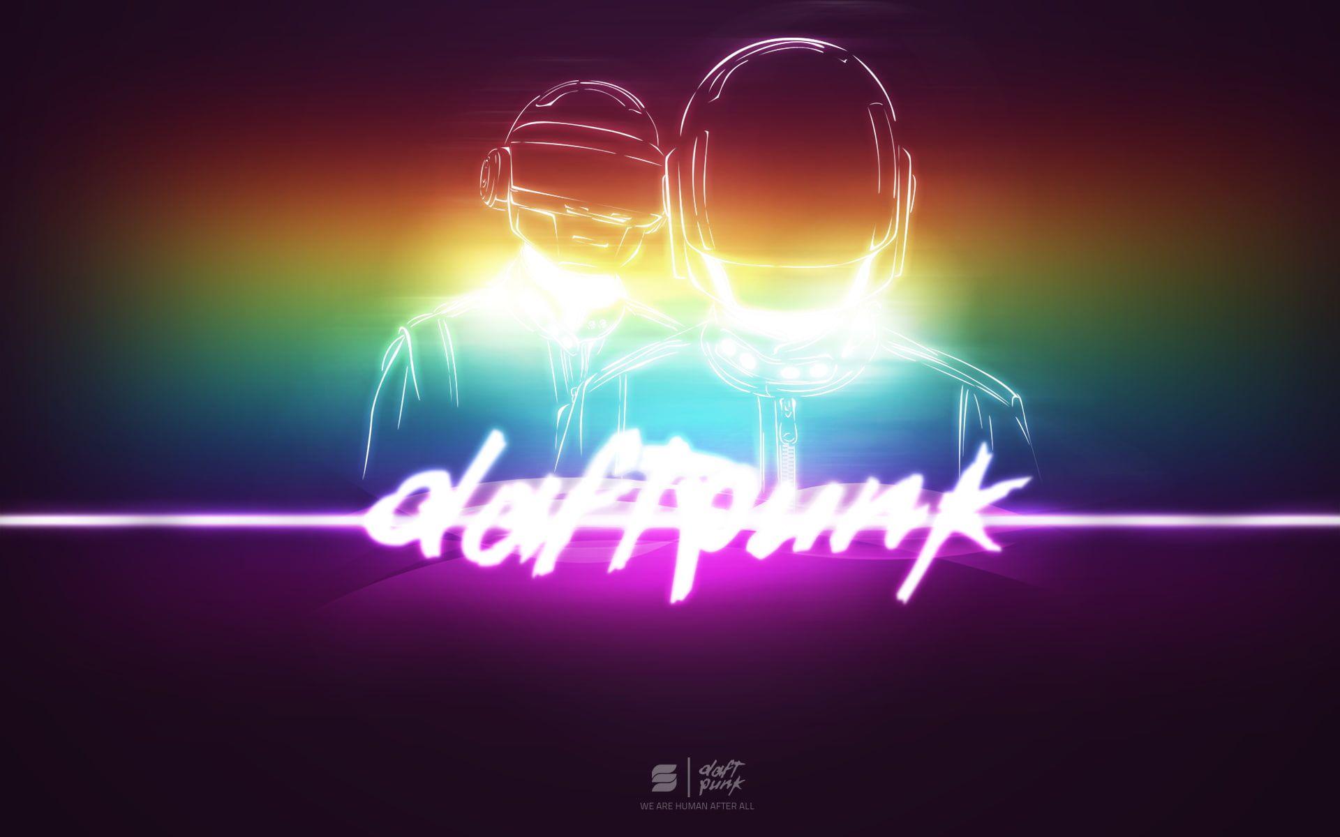 1920x1200 Daft Punk, digital art, music, HD wallpaper