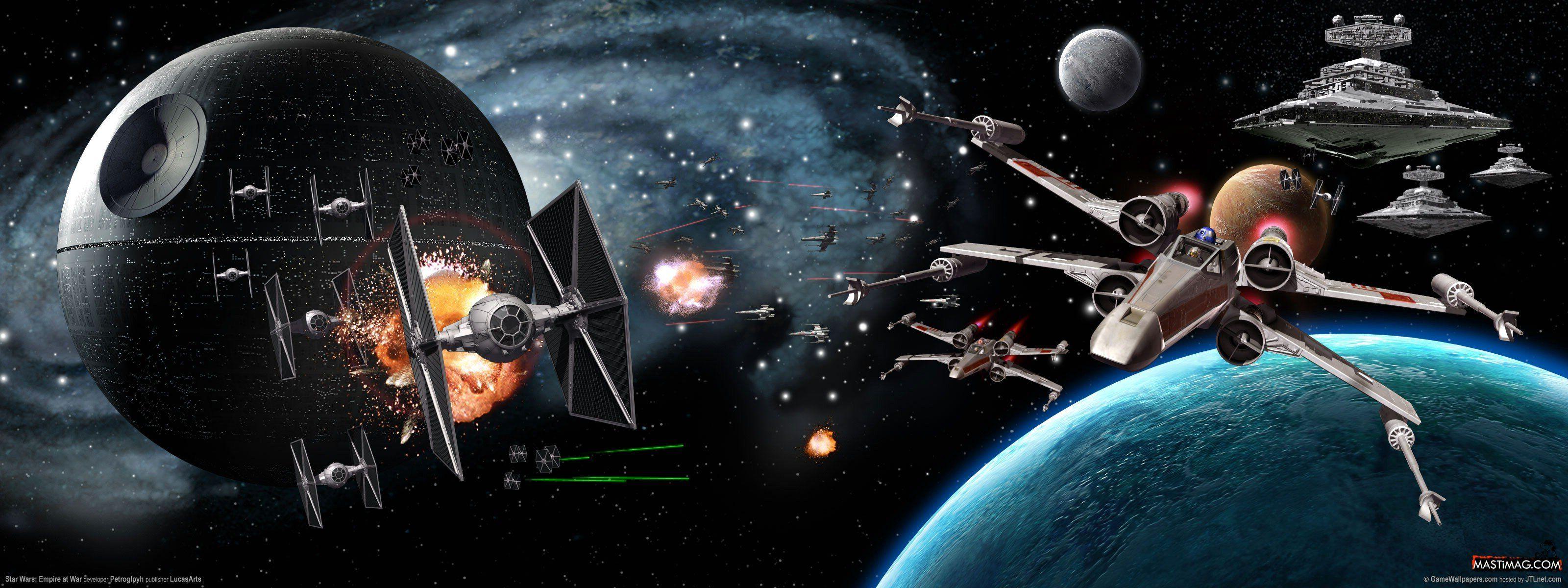 3200x1200 3840x1080 Wallpaper Star Wars