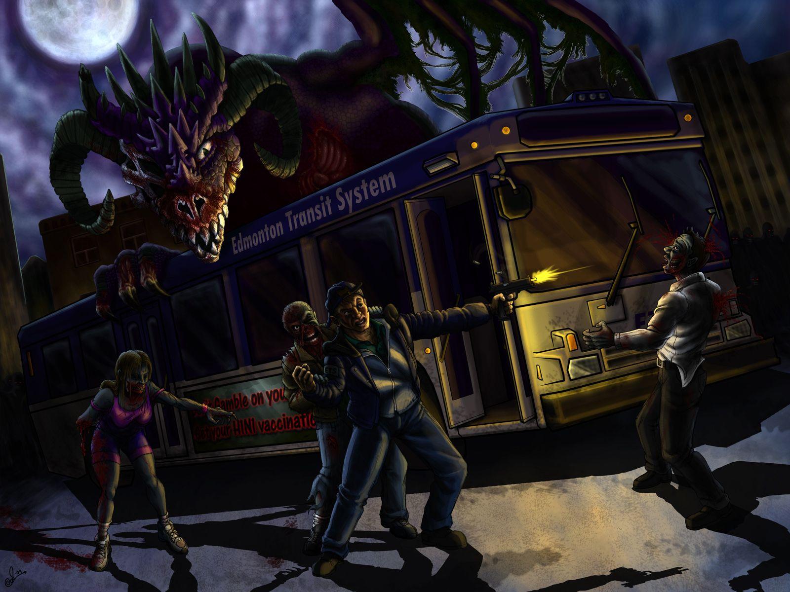 1600x1200 Zombie Dragon
